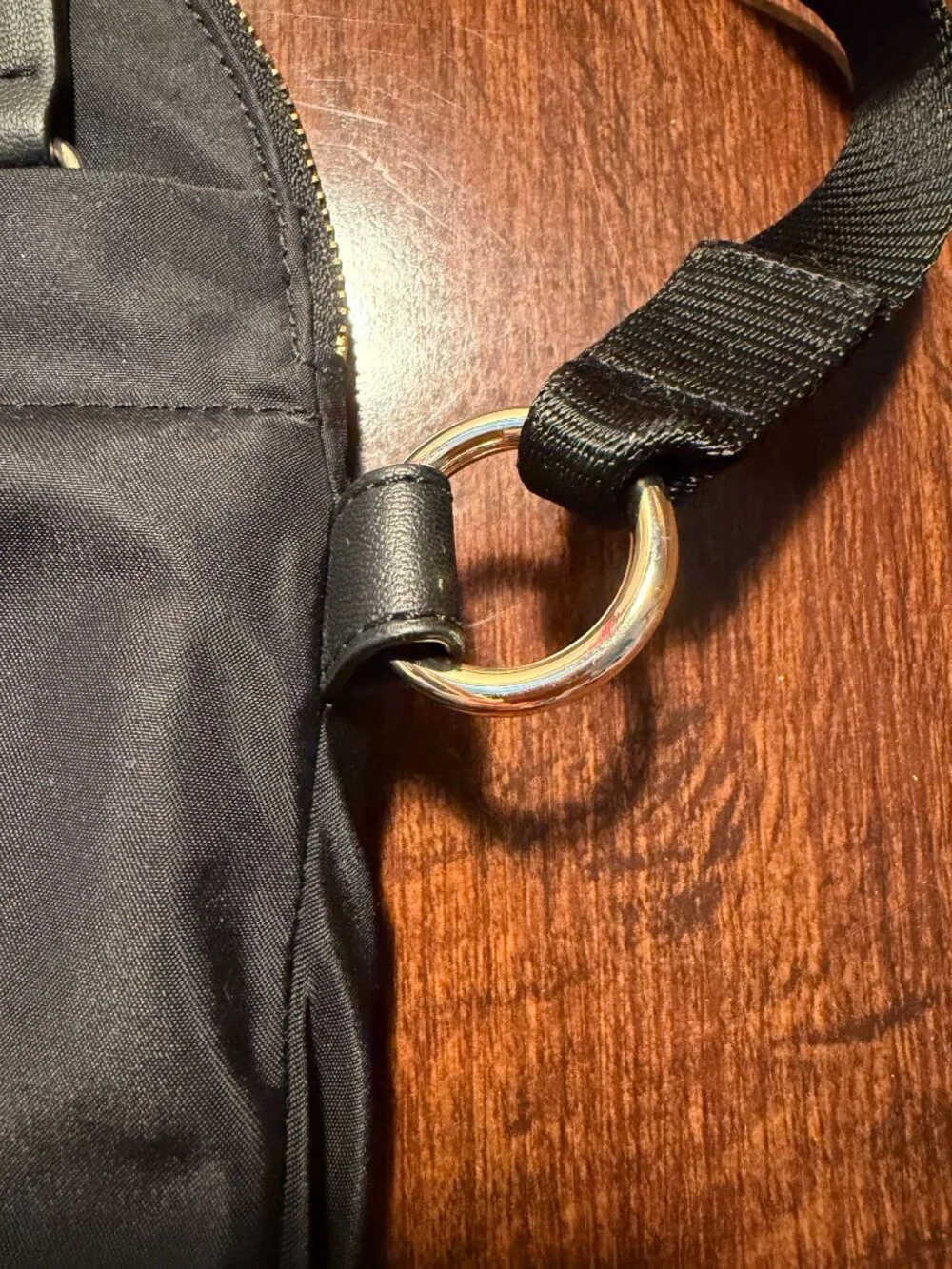 Lululemon Festival Bag in Black with gold details